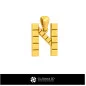 Colgante CAD 3D con letra N