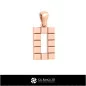 3D CAD Pendant With Letter O