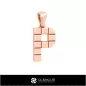 Pandantiv 3D CAD cu litera P