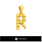 3D CAD Pendant With Letter R