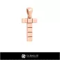 Colgante CAD 3D con letra T Colgante CAD 3D con letra T