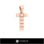 Colgante CAD 3D con letra T