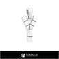 Pendentif 3D CAO avec lettre Y