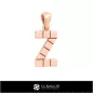 字母 Z 3D CAD 吊坠 字母 Z 3D CAD 吊坠