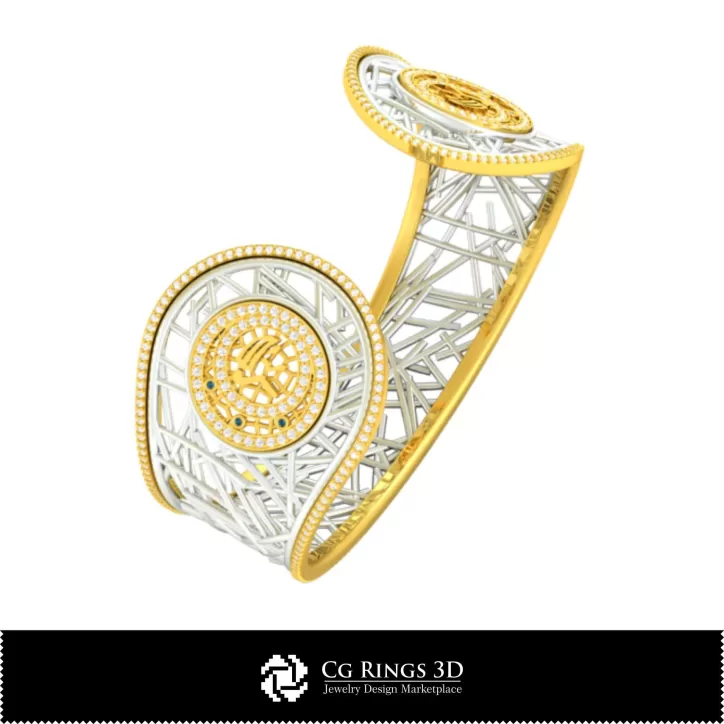 Colección 3D CAD de pulseras con signos del zodiaco