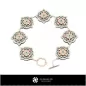 Bracelet With Diamonds - Jewelry 3D CAD Bracelet With Diamonds - Jewelry 3D CAD