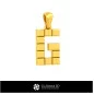 Collection 3D CAD de pendentifs avec initiales