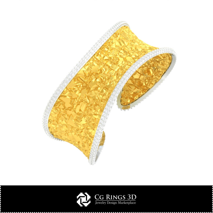 3D CAD Ice Bracelet