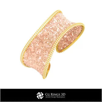 3D CAD Ice Bracelet Home, Bijuterii 3D , Bratari 3D CAD, Bratari cu Diamante 3D, Bratari 3D, BratarI Manseta 3D