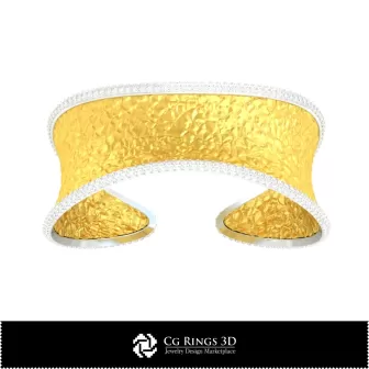 Pulsera Ice 3D CAD para el hogar, Joyería 3D CAD, Pulseras 3D CAD, Pulseras de Diamantes 3D, Pulseras 3D, Pulsera Brazalete 3D