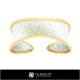 Brățară Ice 3D CAD pentru casă, Bijuterii 3D CAD, Brățări 3D CAD, Brățări cu diamante 3D, Brățări 3D, Brățară tip cuff 3D