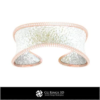 Bracciale Ice CAD 3D per Gioielli, CAD 3D Gioielli, CAD 3D Bracciali, Bracciali con Diamanti CAD 3D, Bracciali 3D, Bracciale