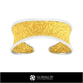 Pulsera Ice 3D CAD para el hogar, Joyería 3D CAD, Pulseras 3D CAD, Pulseras con diamantes 3D, Pulseras 3D, Pulsera tipo