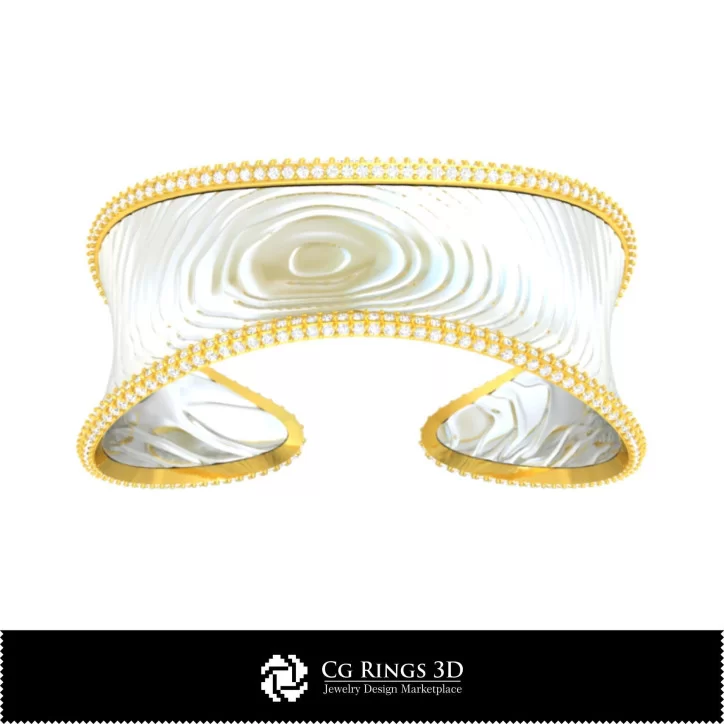 3D CAD Ice Bracelet