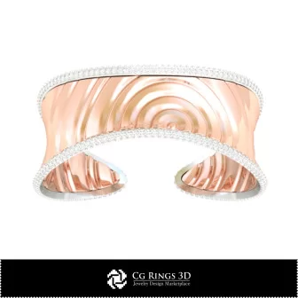 3D CAD Ice Bracelet Home, Bijoux 3D CAO, Bracelets 3D CAO, Bracelets de Diamant 3D, Bracelets 3D , Bracelets Manchette 3D 