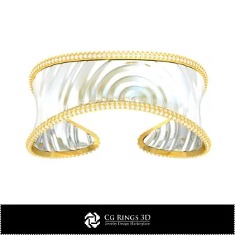 3D CAD Ice Bracelet Home, Bijuterii 3D , Bratari 3D CAD, Bratari cu Diamante 3D, Bratari 3D, BratarI Manseta 3D