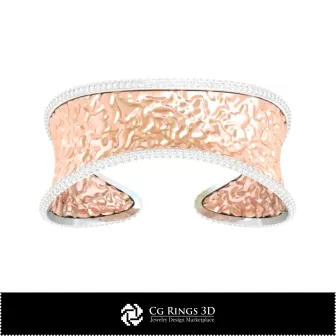 Brățară Ice 3D CAD Acasă, Bijuterii 3D CAD, Brățări 3D CAD, Brățări cu Diamante 3D, Brățări 3D, Brățară Cuff 3D