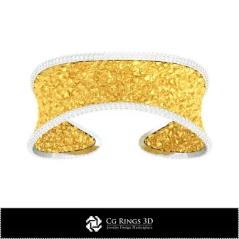 3D CAD Ice Bracelet Home, Bijuterii 3D , Bratari 3D CAD, Bratari cu Diamante 3D, Bratari 3D, BratarI Manseta 3D