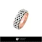 Ladies Wedding Bands With Diamonds - Jewelry 3D CAD