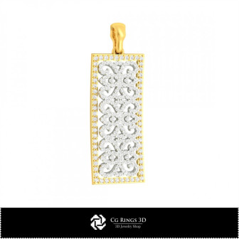 3D Pendant With Diamonds Home,  Jewelry 3D CAD, Pendants 3D CAD , 3D Diamond Pendants