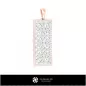 Pendentif 3D avec diamants Pendentif 3D avec diamants