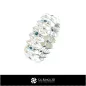Anello floreale - Gioielleria CAD 3D