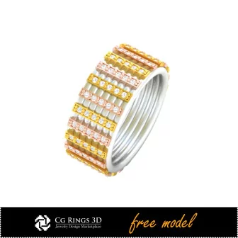 3D CAD Ring - Free 3D Model Home, Jewelry 3D CAD, Free 3D Jewelry, Rings 3D CAD , Wedding Bands 3D, Eternity Bands 3D, Free 3D 