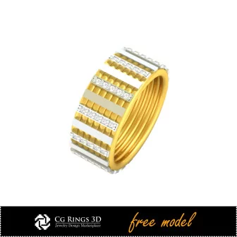 3D CAD Ring - Free 3D Model Home, Bijoux 3D CAO, Bijoux 3D Gratuits, Anneaux 3D CAO, Bandes de Mariage 3D, Bandes D`eternite 3D,