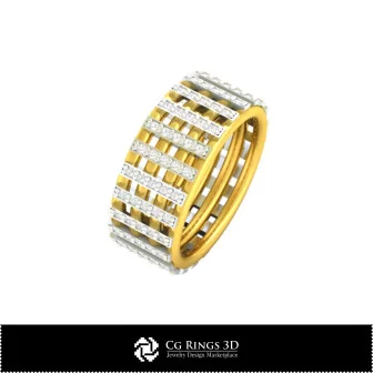 Ring 3D-Schmuck 3D-CAD Heim, Schmuck 3D-CAD, Ringe 3D-CAD, Eheringe 3D, Diamantringe 3D, Eternity-Ringe 3D