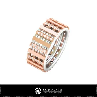 Joyería-Anillo CAD 3D Joyería CAD 3D, Anillos CAD 3D, Alianzas CAD 3D, Anillos de diamantes CAD 3D, Alianzas eternas CAD 3D