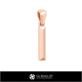 Colgante CAD 3D con letra I para el hogar, Joyería CAD 3D, Colgantes CAD 3D, Colgantes con letra 3D