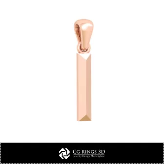 Colgante CAD 3D con letra I para el hogar, Joyería CAD 3D, Colgantes CAD 3D, Colgantes con letra 3D