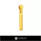 Pendente 3D CAD con lettera I Pendente 3D CAD con lettera I
