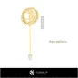 3D Brooch With Letter I
