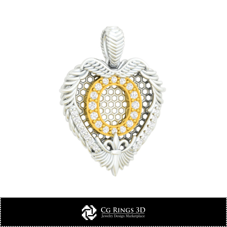 Pendant With Letter O