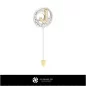 Broche 3D avec lettre J