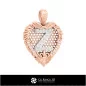 Ciondolo con lettera Z - Gioielli CAD 3D