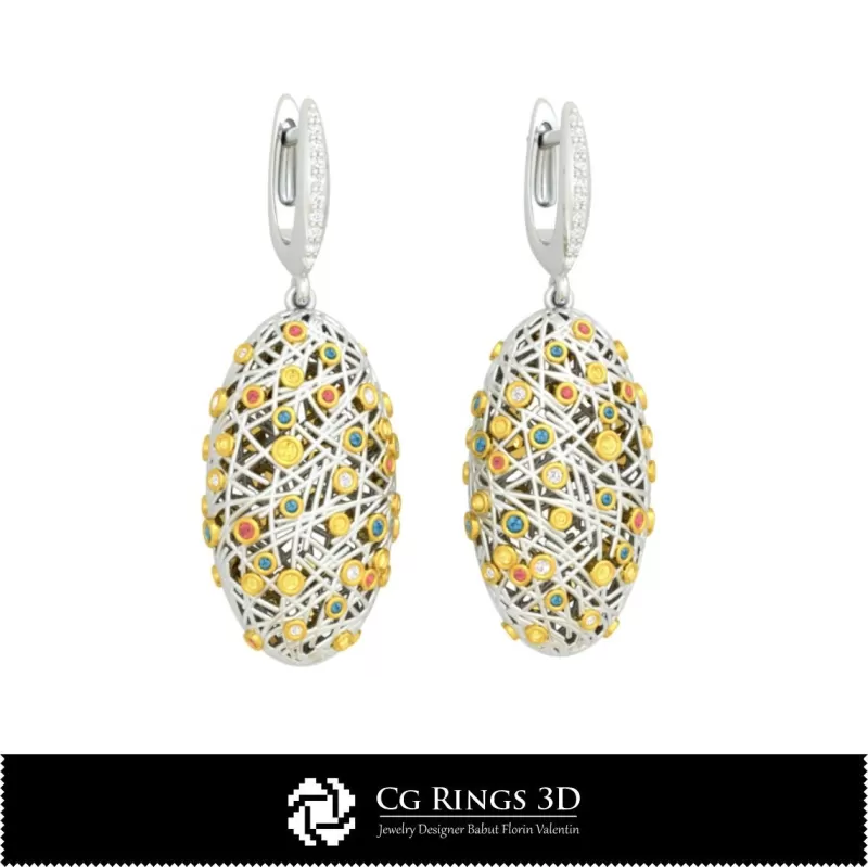 Boucles d'oreilles - CAO 3D