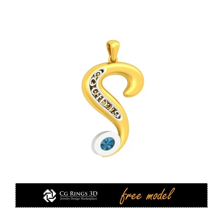 Pendant - Free 3D Model (Covid-19)