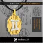 Ciondolo Zodiaco Gemelli - CAD 3D Ciondolo Zodiaco Gemelli - CAD 3D