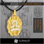 Ciondolo Zodiaco Bilancia - CAD 3D