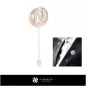 Broche 3D avec lettre N