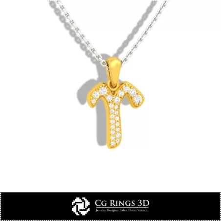 Pendentif Enfant Signe du Bélier - CAO 3D