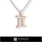 Pendentif Enfant Signe Gémeaux - DAO 3D Pendentif Enfant Signe Gémeaux - DAO 3D