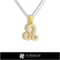 Pendentif enfant Signe astro Lion - DAO 3D