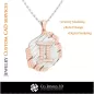 Ciondolo Zodiaco Gemelli - CAD 3D
