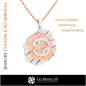 Pendentif Signe du Cancer - DAO 3D