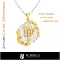 Ciondolo Zodiaco Vergine - CAD 3D