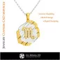 Colgante Zodiacal Escorpio - CAD 3D