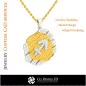 Pendentif Signe du Sagittaire - DAO 3D